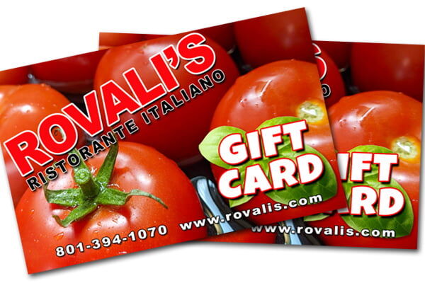 Rovali's Gift Cards